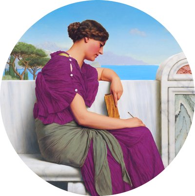 Het antwoord door John William Godward
